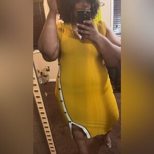 Nice heavy knit dress! So stylish